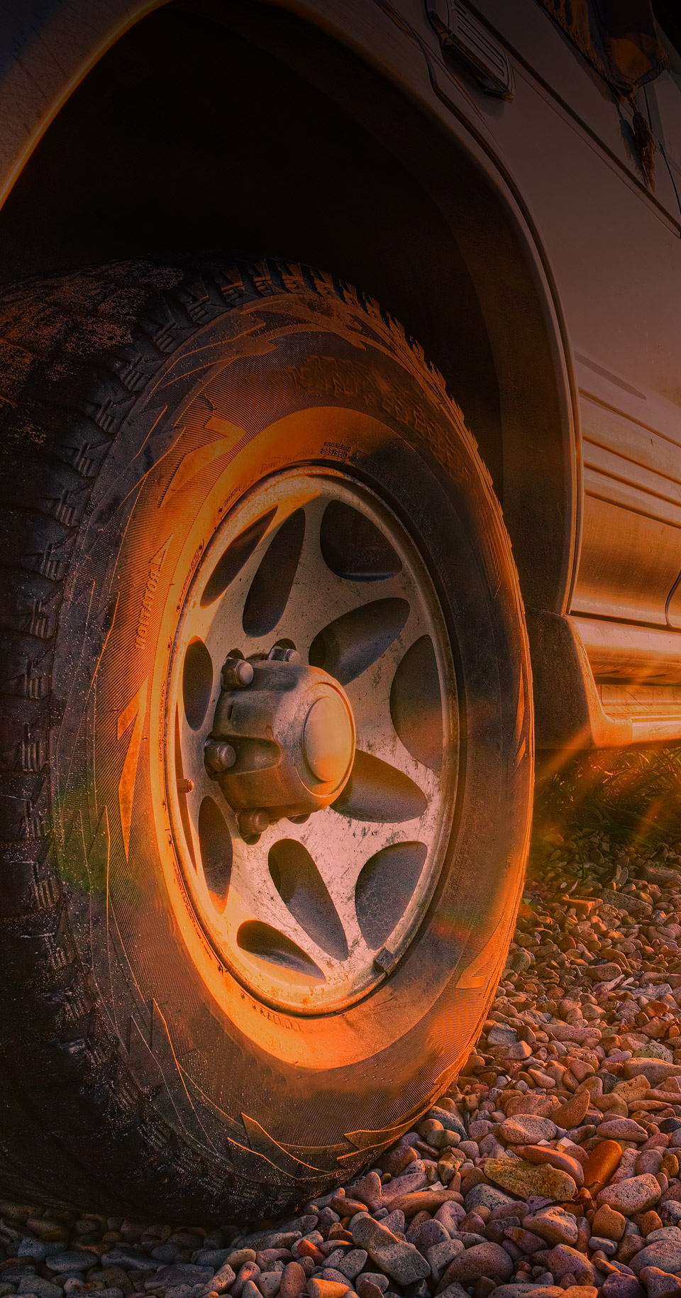 tire close up